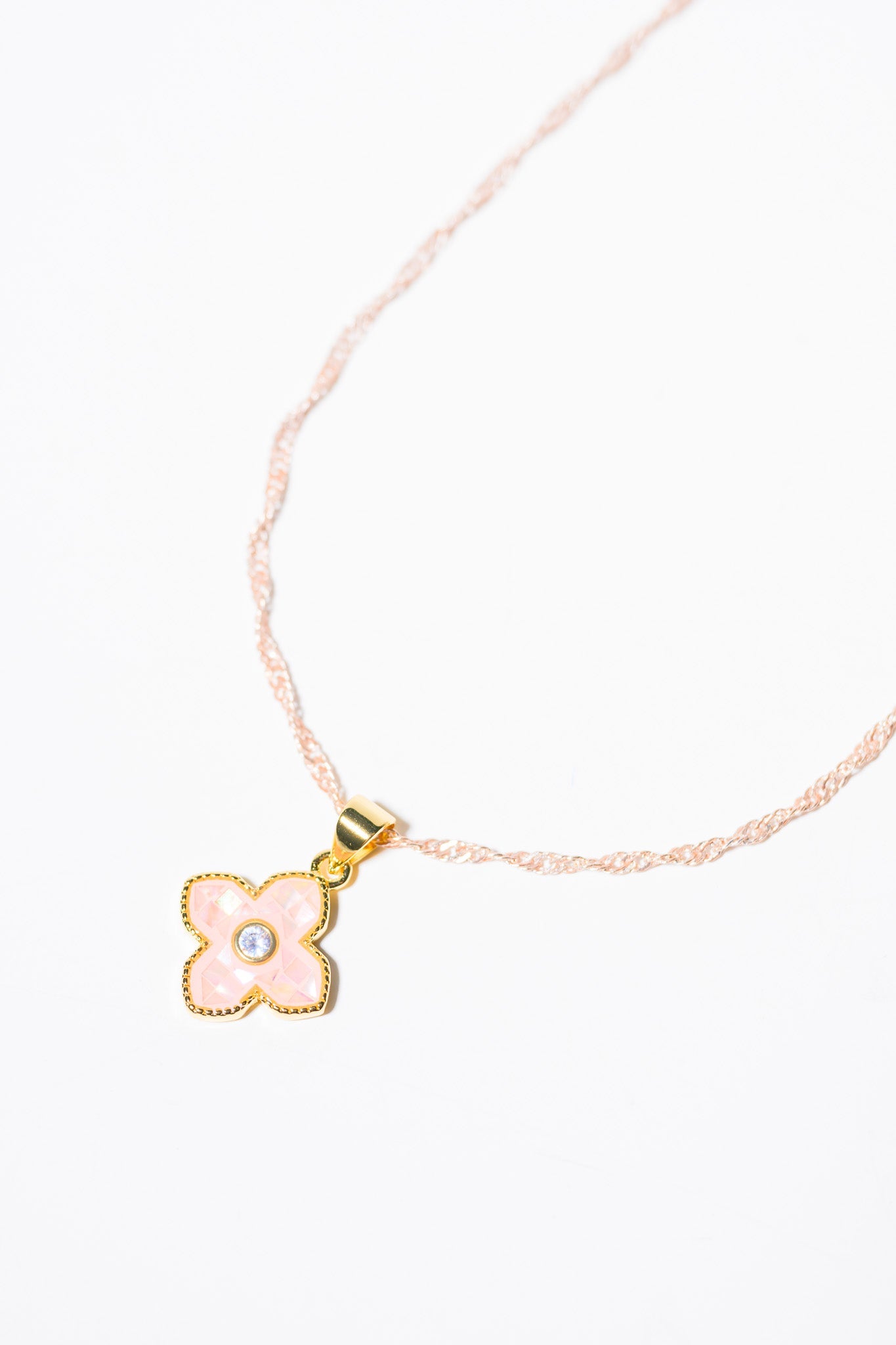 Quiet Meadow Necklace - Metallic Whisper