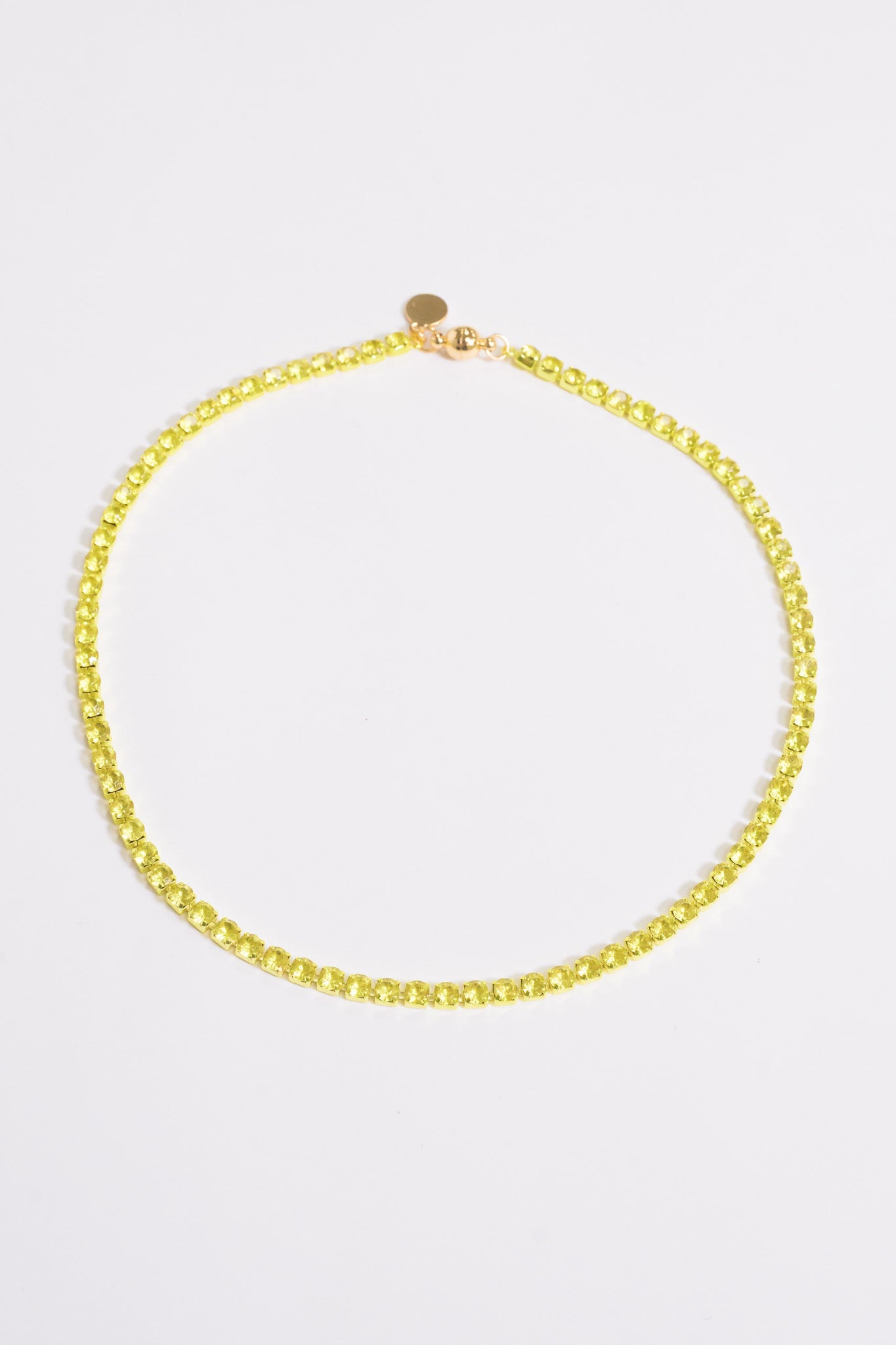 Mini Ava Necklace - Metallic Lemonade