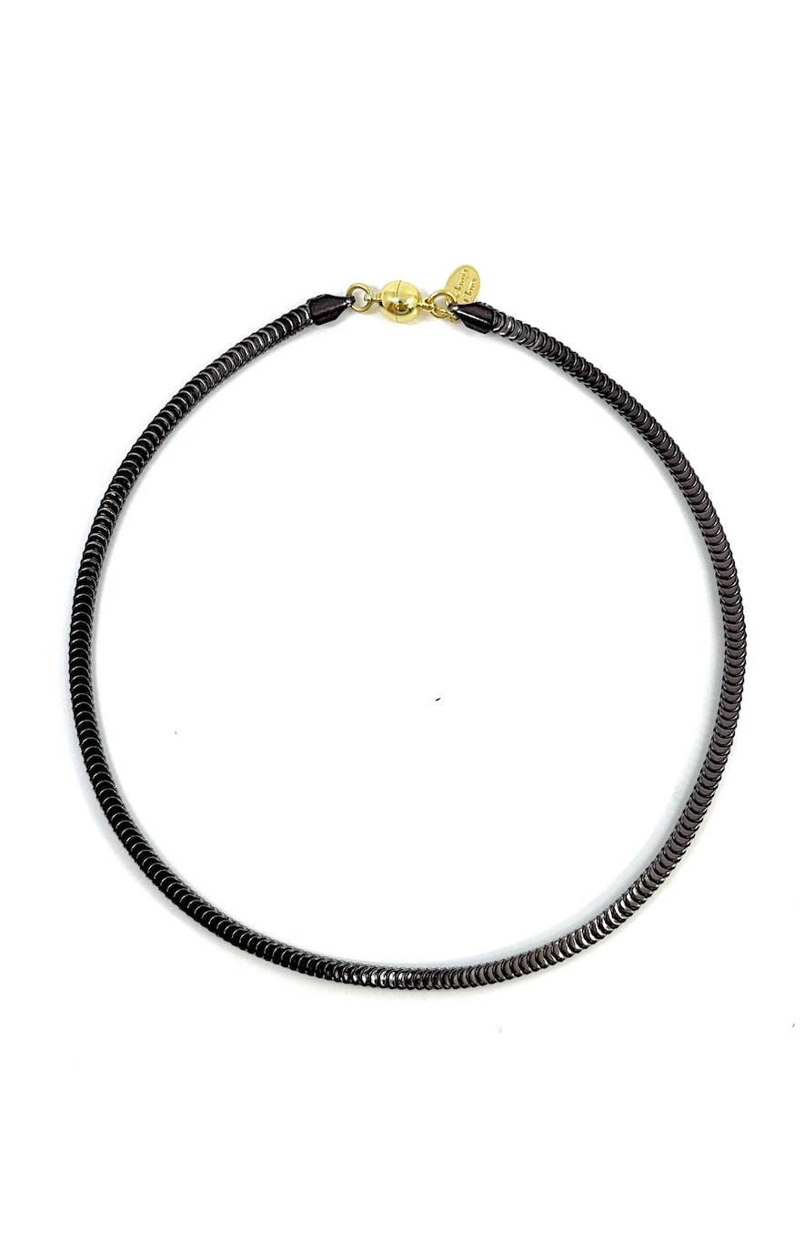 Play The Game Necklace - Liquid Metallic Mushroom