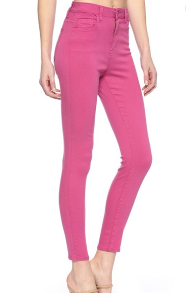 Cello High Rise Fuchsia Super Skinny