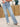 Material Girl By Judy Blue - Seam Insert Retro Wide Leg Jeans