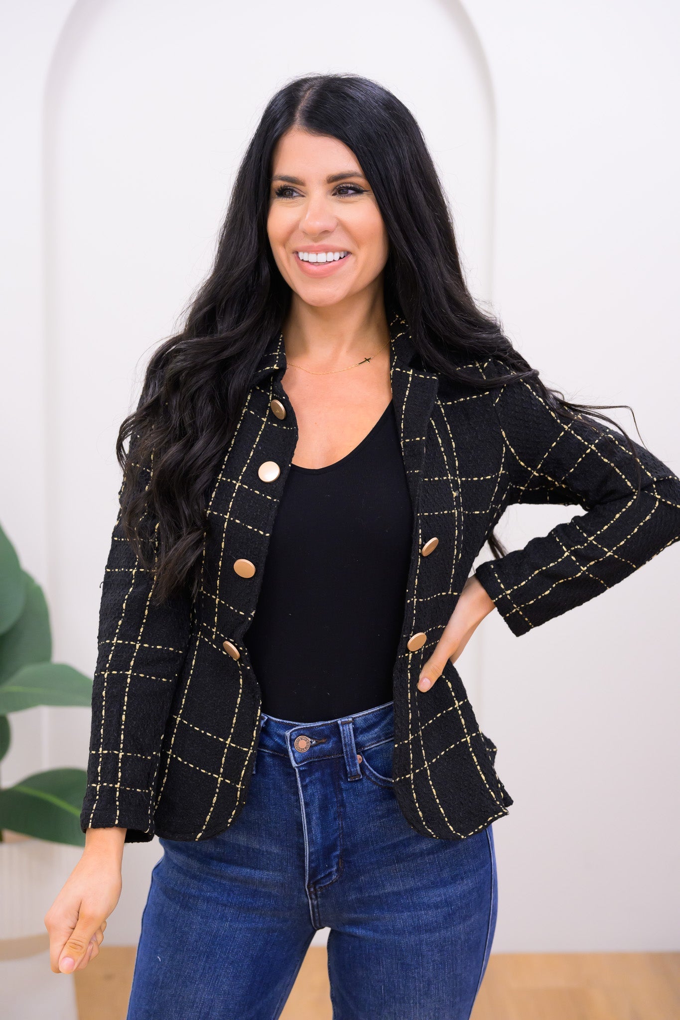 Miss Sparkling Peplum Blazer - 4 Colors!