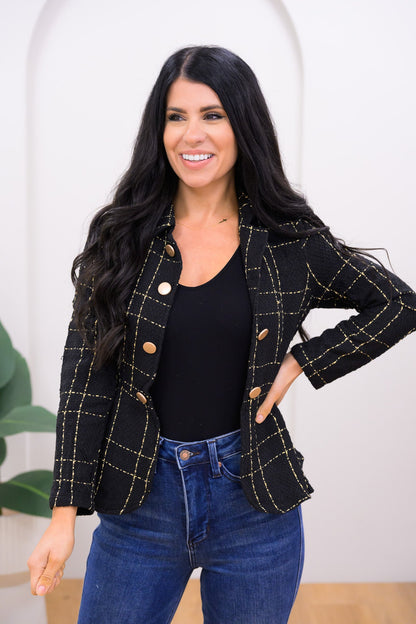 Miss Sparkling Peplum Blazer - 4 Colors!