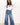 Faithfully Floral Cutout Flower Pants - Denim - By Alexa Rae