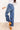 Faithfully Floral Cutout Flower Pants - Denim - By Alexa Rae