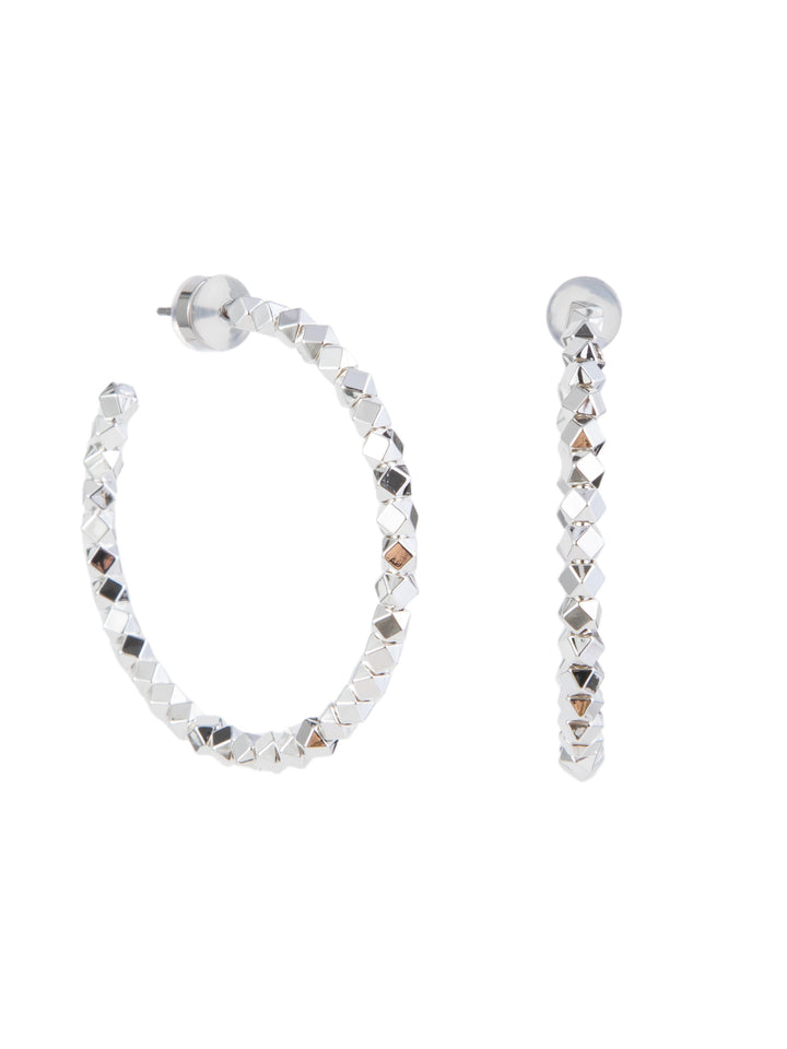 Beautiful Girl Earrings - Liquid Metallic Pearl White
