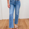 The Modern Babe By Risen - Tummy Control Straight Jeans- Medium