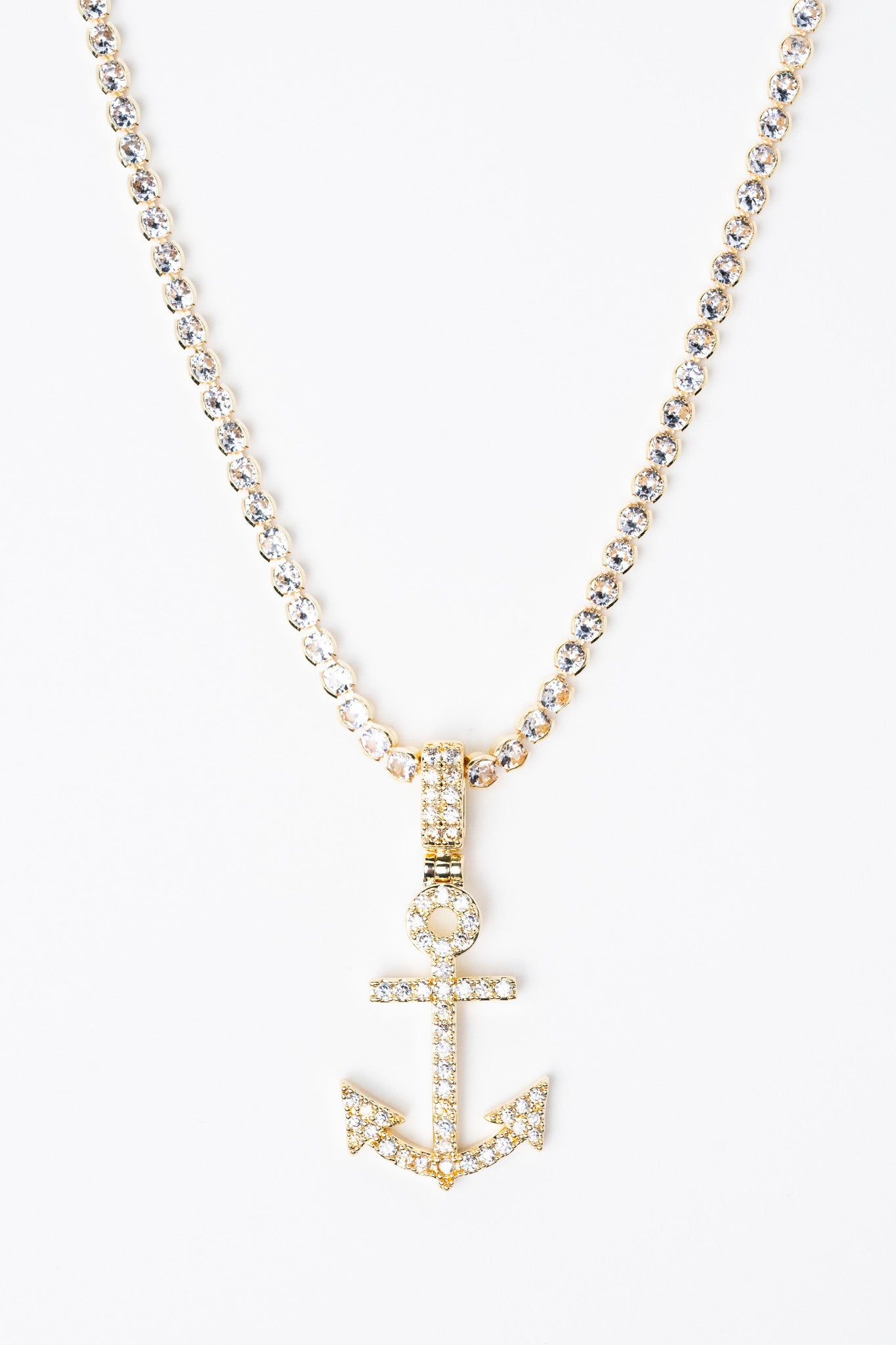 Anchors Away Necklace - Metallic Moonlight