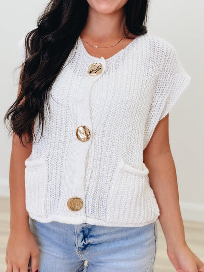 Threadlightly Sweater Vest - 4 Colors!