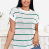 Feeling The Breeze Stripe Top - 2 Colors!