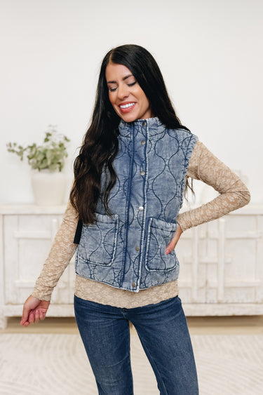 Top The Charts Denim Vest