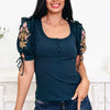 Floral Fine Design Top
