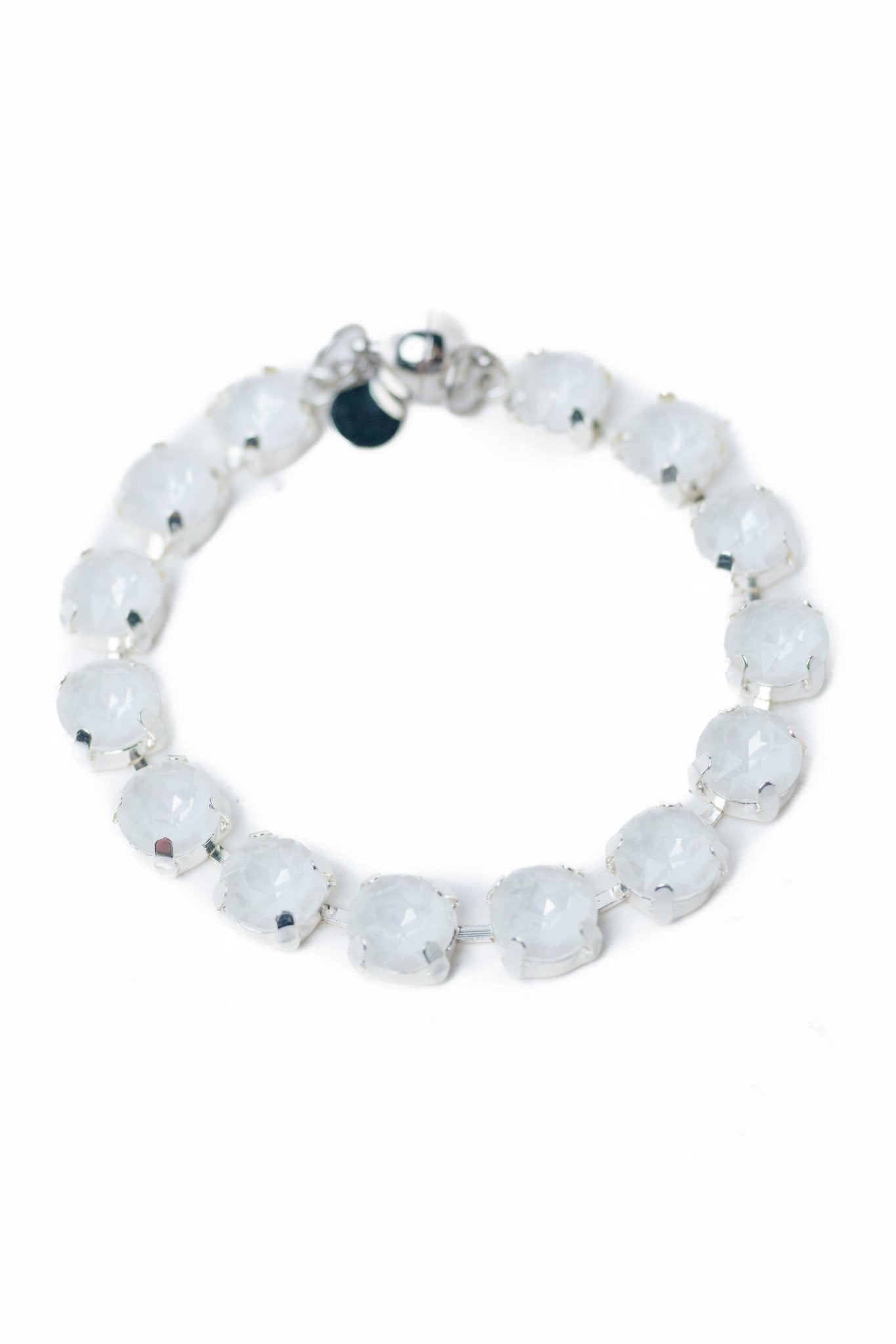 Forever And Ever Round Bracelet - Liquid Metallic Pearl White - By Alexa Rae