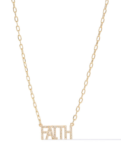 Forever In My Heart Faith Necklace - By Alexa Rae