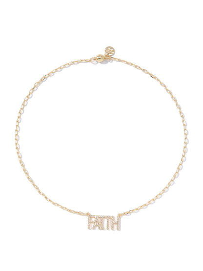 Forever In My Heart Faith Necklace - By Alexa Rae