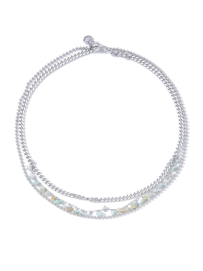 Frontier Grace Necklace - Silver - By Alexa Rae