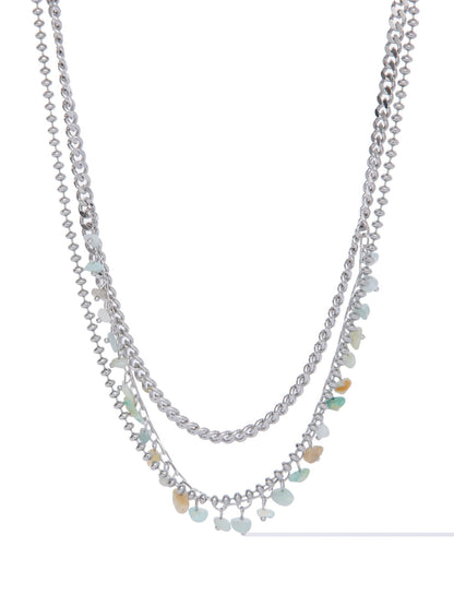 Frontier Grace Necklace - Silver - By Alexa Rae