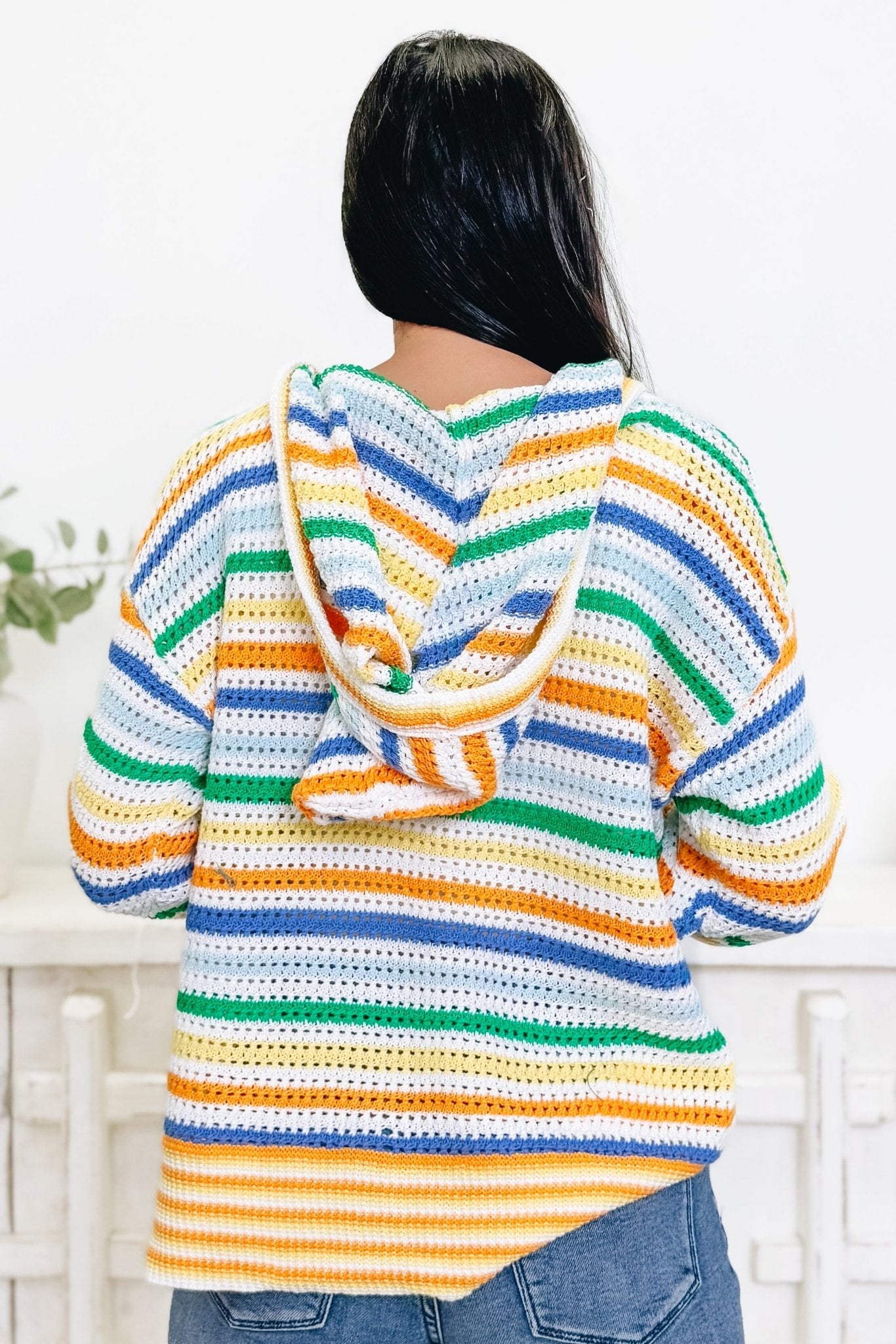 Fruity Stripes Hoodie - 2 Colors! - By Alexa Rae