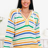 Fruity Stripes Hoodie - 2 Colors! - By Alexa Rae
