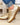 Gana Velcro Strap Casual Sneakers - Gold - By Alexa Rae
