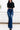 Gigi Fit To Flare High Rise Jeans - Dark Denim - By Alexa Rae