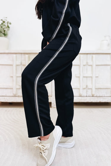 Gleaming Treasure Pants - Black - By Alexa Rae