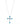 Grace In The Sky Cross Necklace - Aqua Sky - By Alexa Rae