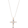Grace In The Sky Cross Necklace - Linen - By Alexa Rae