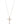 Grace In The Sky Cross Necklace - Linen - By Alexa Rae