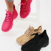 Paco Rhinestones Pull On Sneakers - 3 Colors!