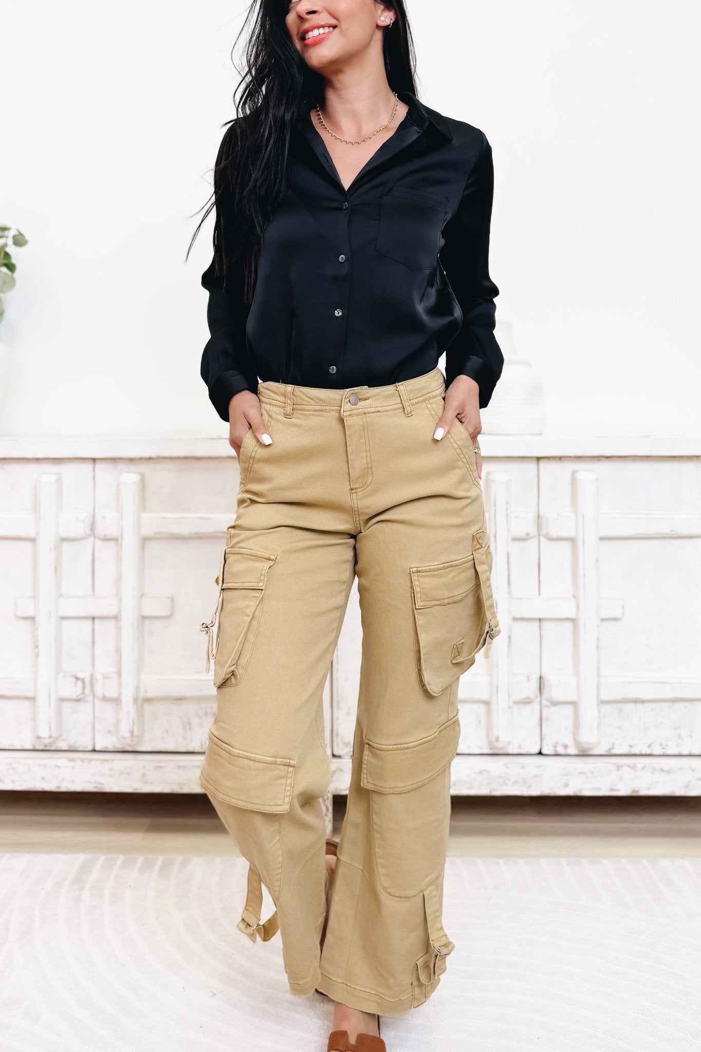 Heart & My Soul Cargo Pants - 2 Colors! - By Alexa Rae