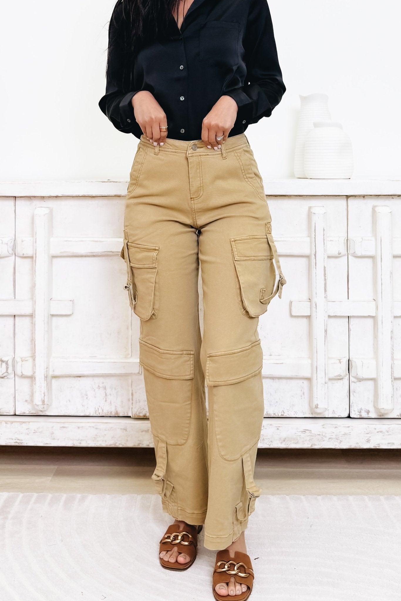 Heart & My Soul Cargo Pants - 2 Colors! - By Alexa Rae