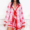 Heart Of Content Shorts Pajama Set - By Alexa Rae