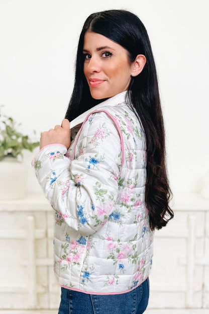 Here To Be Cute Floral Jacket - By Alexa Rae