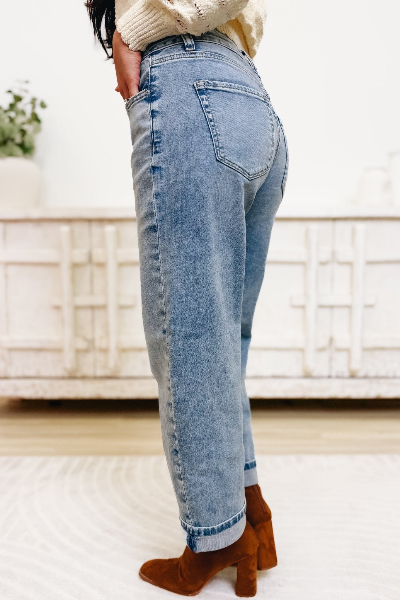 I'm Feelin' It Denim Jeans - Light - By Alexa Rae