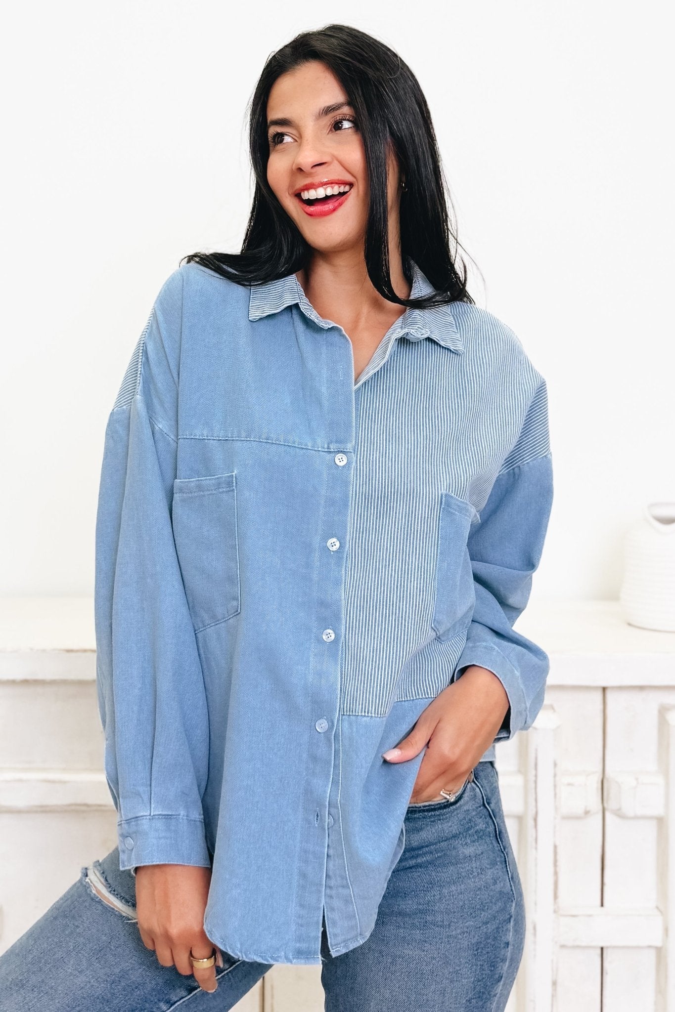 Inevitable Love Button Down Top - By Alexa Rae