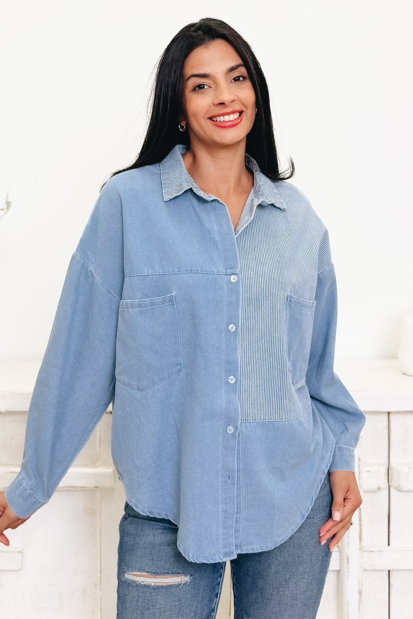 Inevitable Love Button Down Top - By Alexa Rae