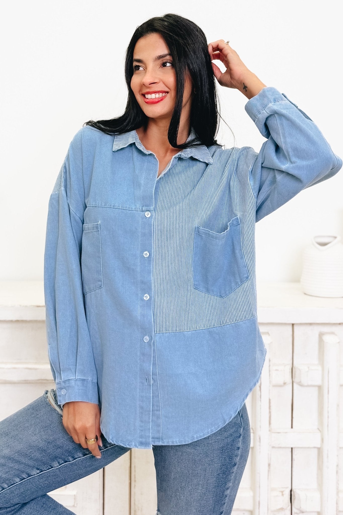 Inevitable Love Button Down Top - By Alexa Rae