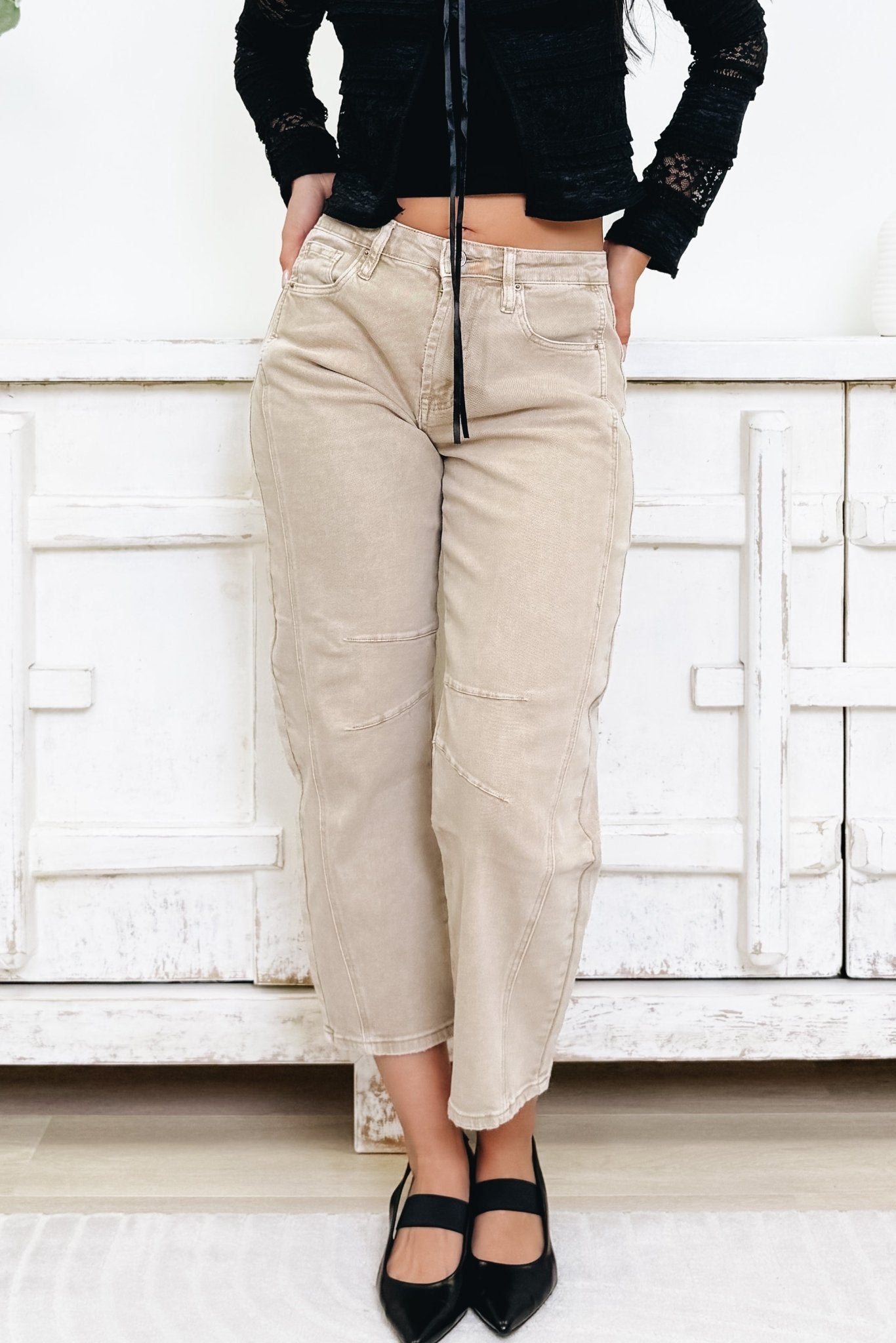 Its A Must By Zenana - Mid Rise Barrel Jeans - 7 Colors! - By Alexa Rae
