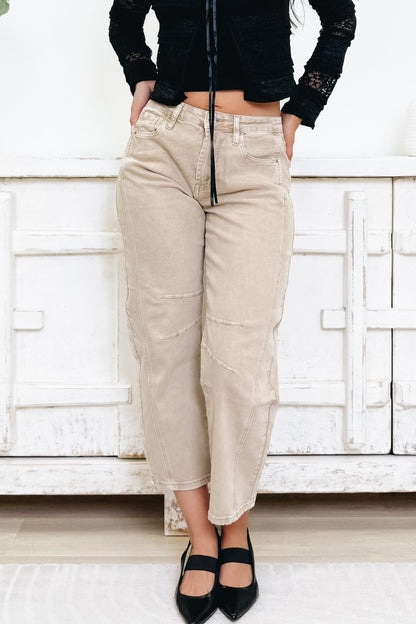 Its A Must By Zenana - Mid Rise Barrel Jeans - 7 Colors! - By Alexa Rae