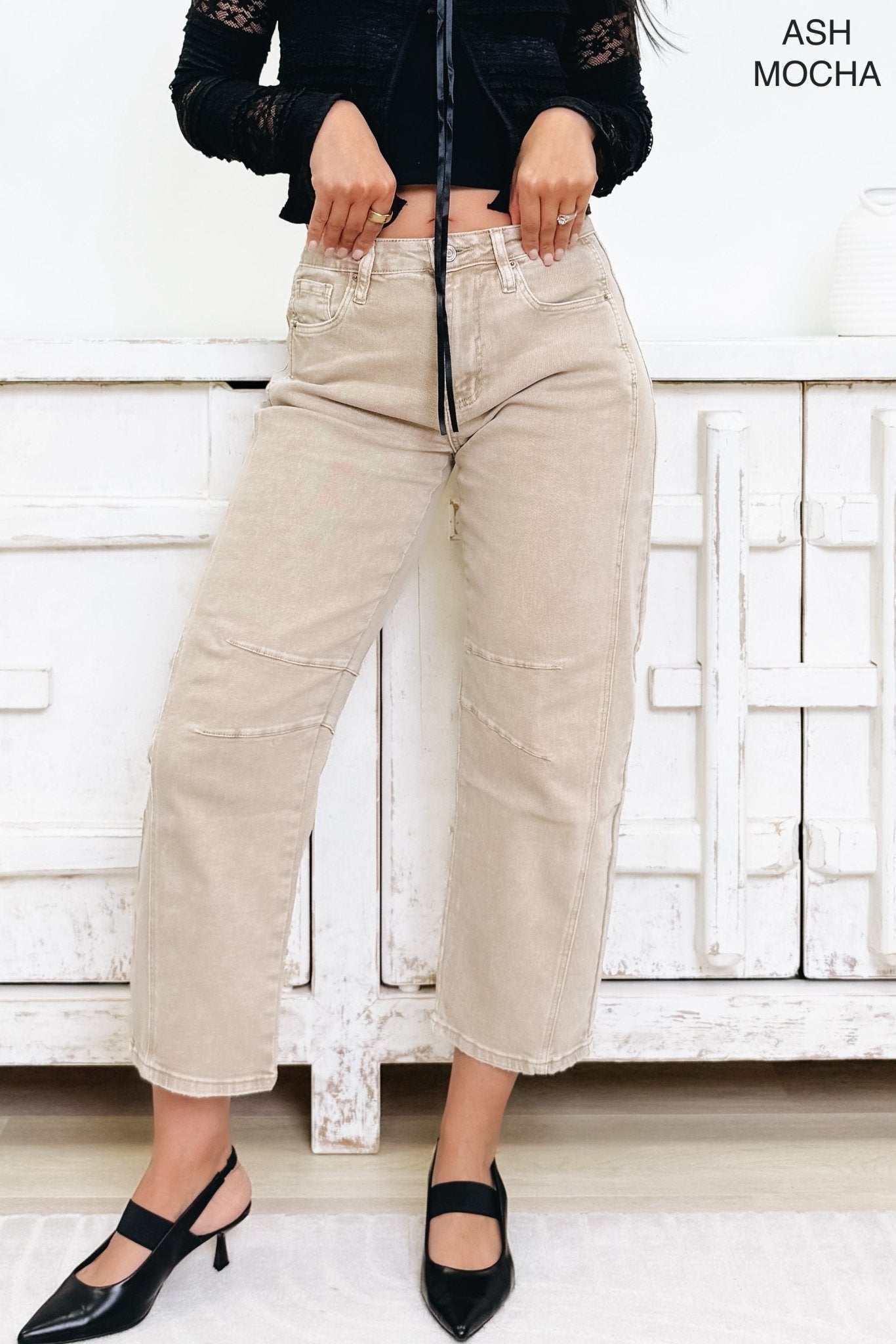 Its A Must By Zenana - Mid Rise Barrel Jeans - 7 Colors! - By Alexa Rae
