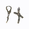 It's A Wrap Earrings - Metallic Linen