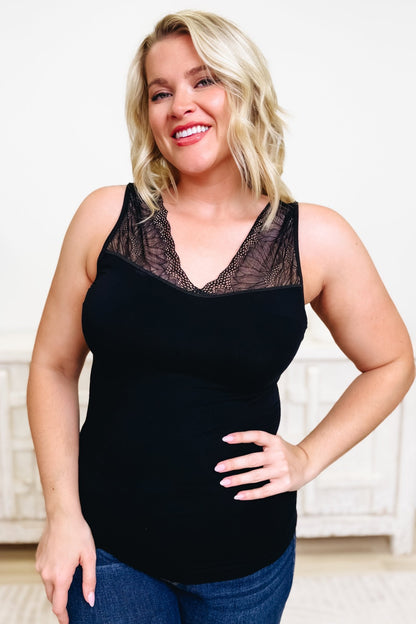 Just Go With It Reversible Lace Tank Top - 6 Colors! - By Alexa Rae