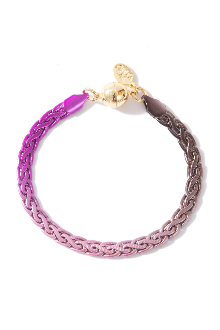 The Hills Bracelet - Liquid Metallic Ombre Macaroon