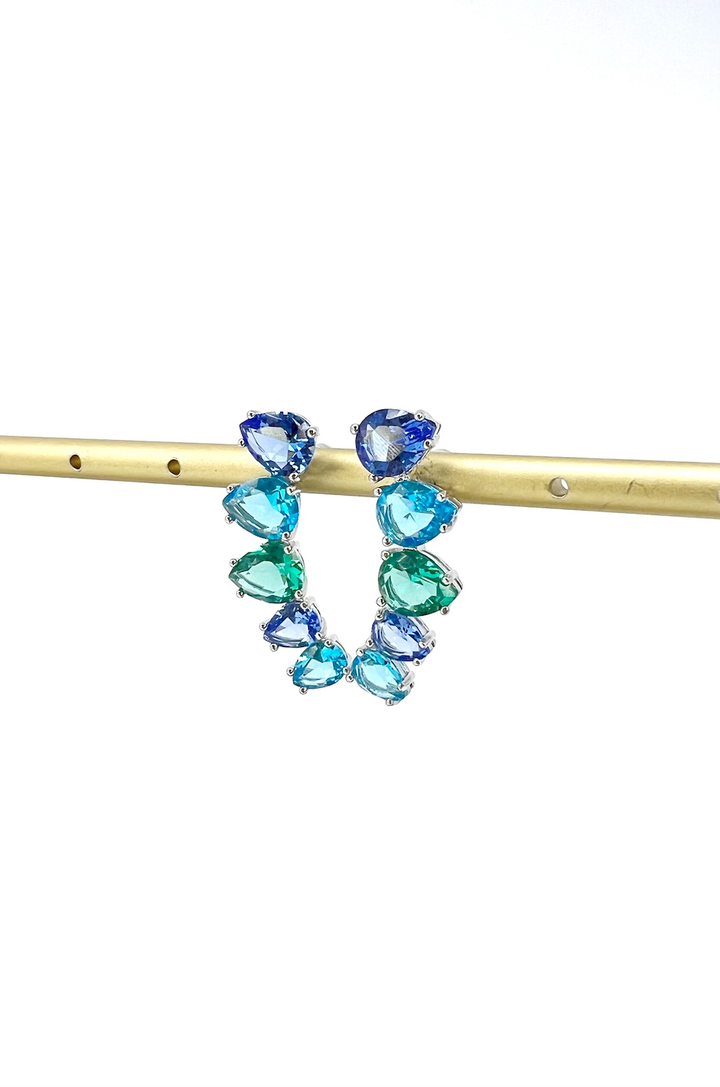 Northern Lights Earrings - Silver Multi