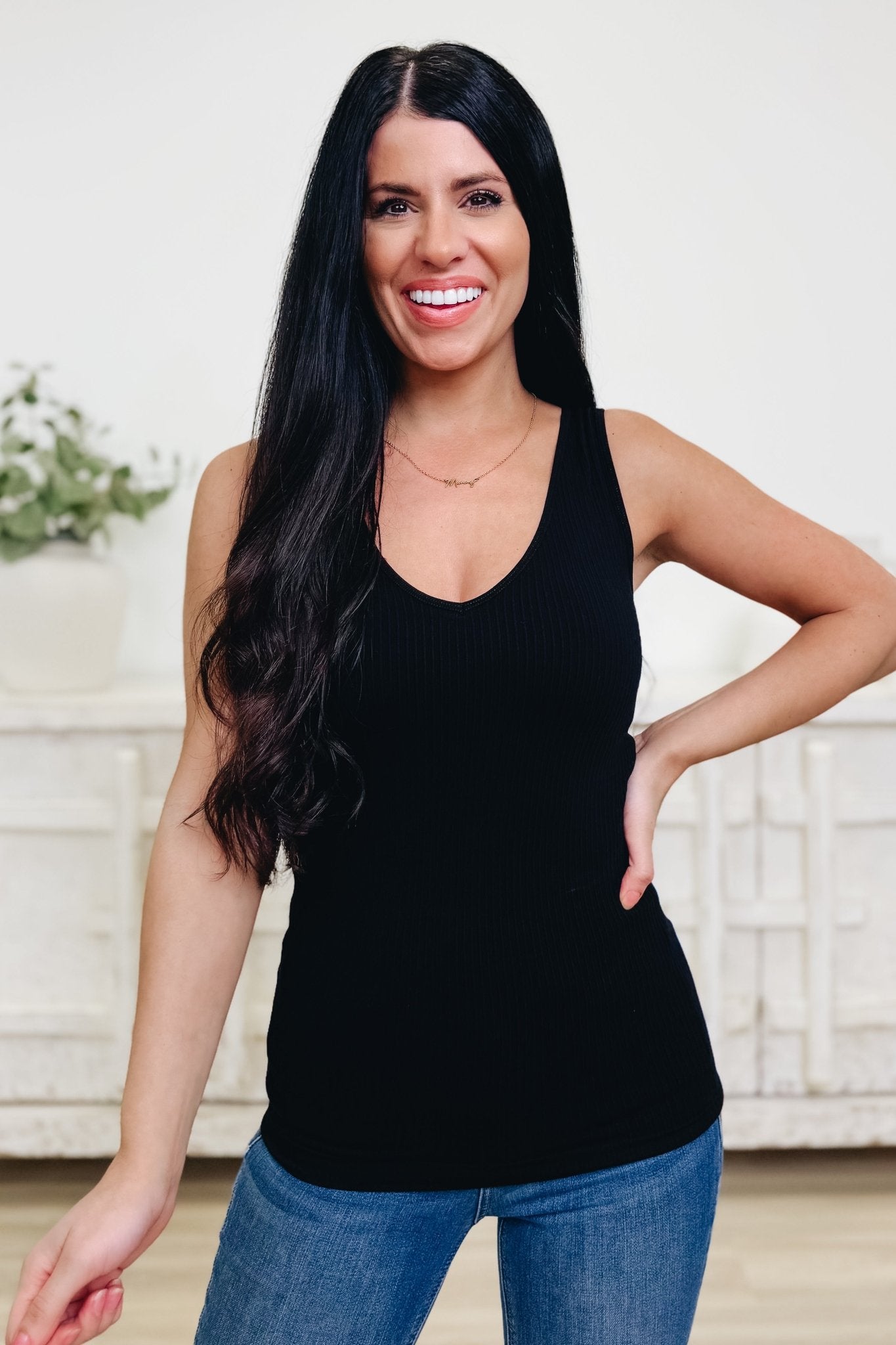 Keeping You Around Ribbed Reversible Tank - 5 Colors! - By Alexa Rae