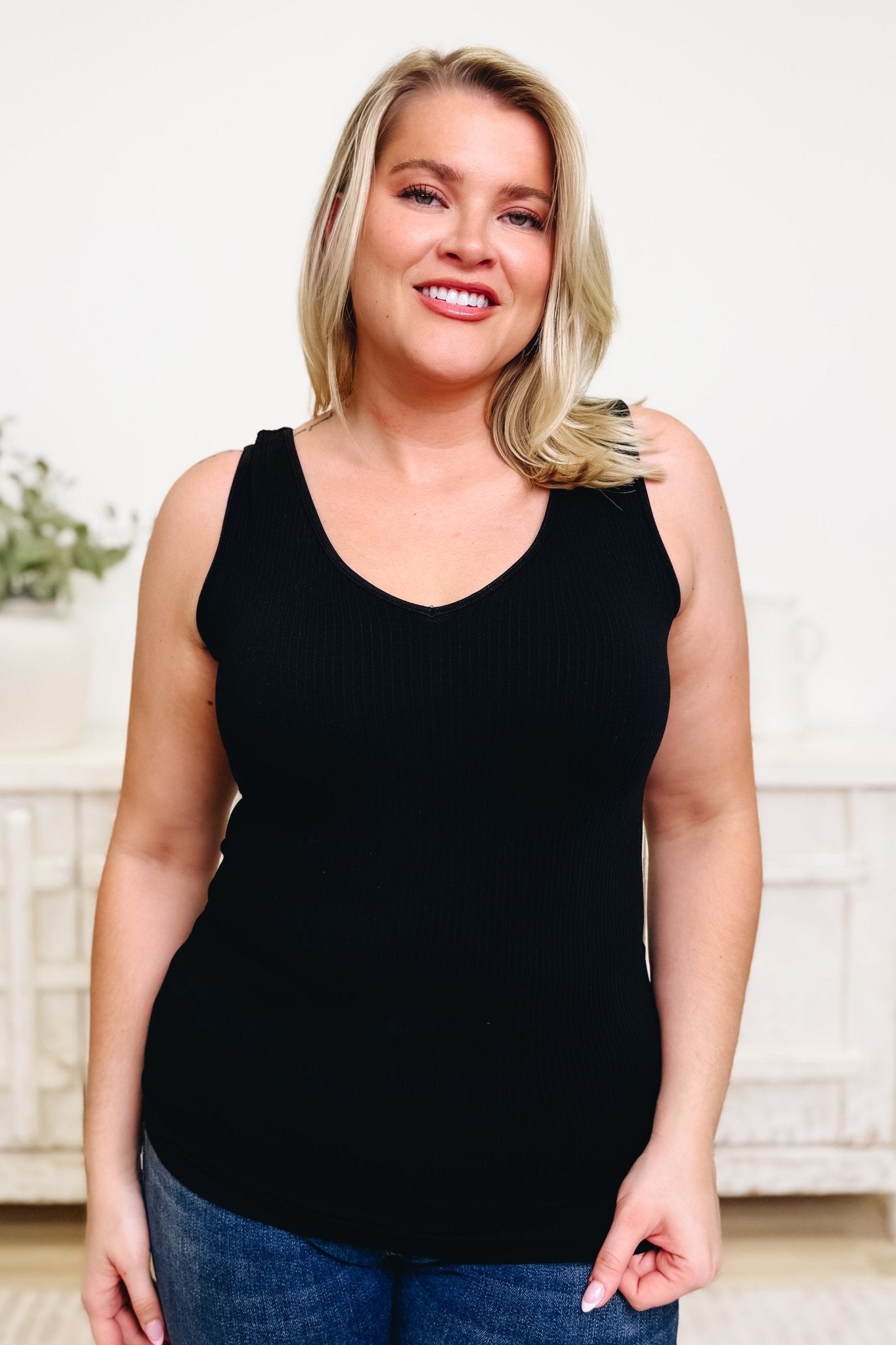 Keeping You Around Ribbed Reversible Tank - 5 Colors! - By Alexa Rae