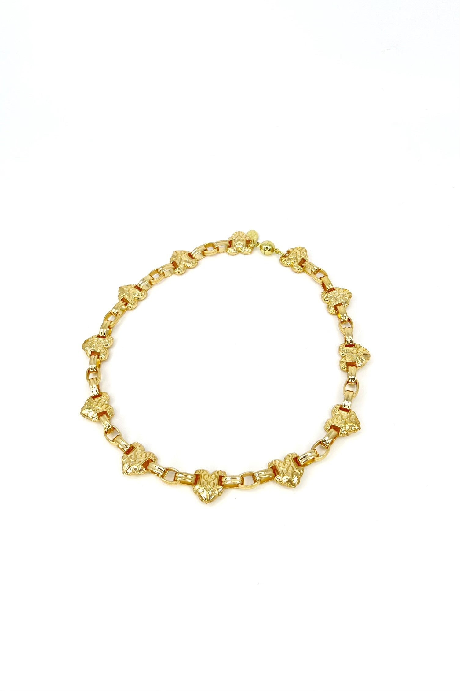 Fools Rush In Necklace - Liquid Metallic Mimosa