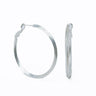 Lara Mae Earrings - Metallic Pearl White - By Alexa Rae