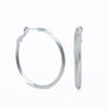 Lara Mae Earrings - Metallic Pearl White